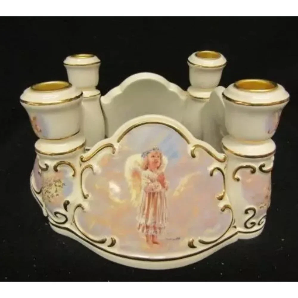 Bradford Exchange COMPETE Set of 4 CIRCLE OF LIGHT (Faith,Hope,Love,Grace) Angel